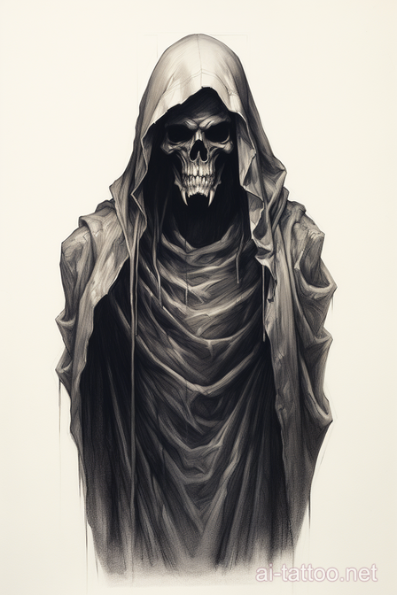 AI Grim Reaper Tattoo Ideas 4